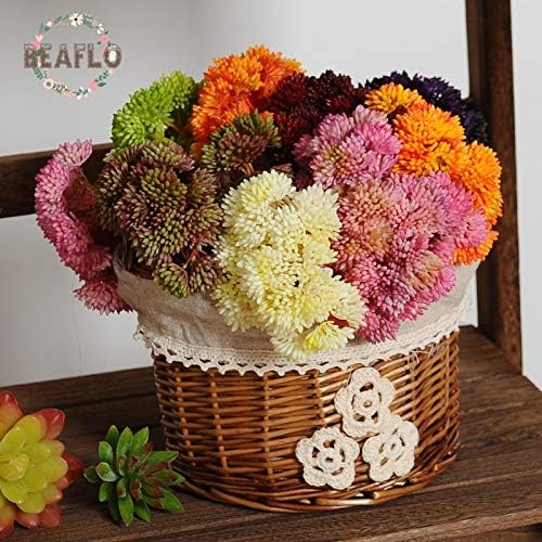 ShineBear 1PC Cream Artificial Flower Mini Succulent Decoration