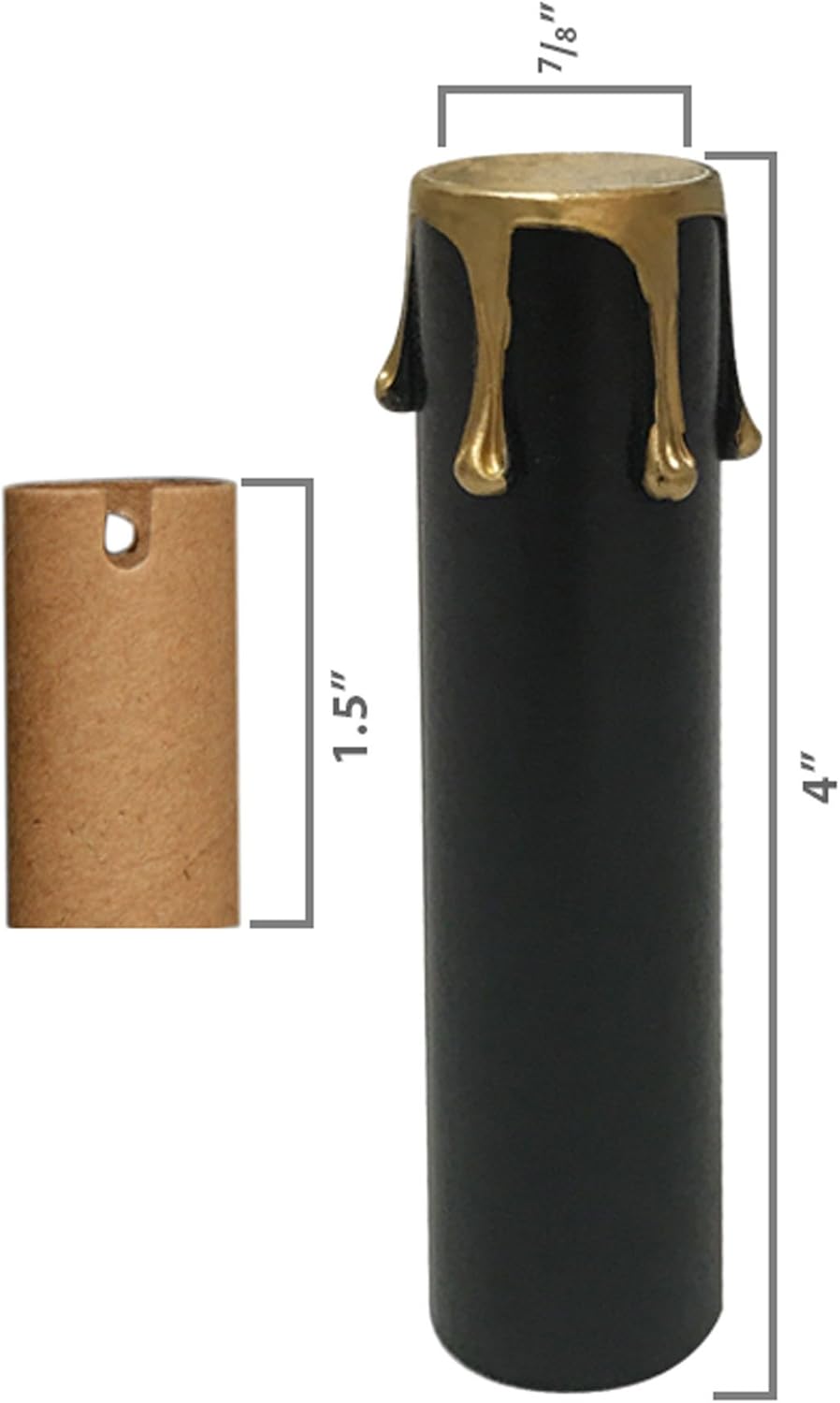 Royal Designs 4-Inch Candle Drip Sleeves Set of 10