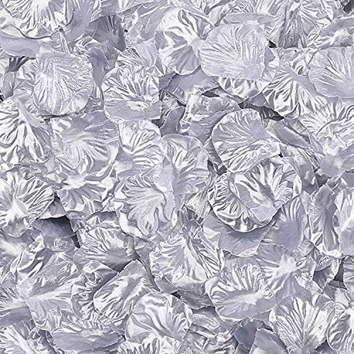 2000 PCS Silver Silk Rose Petals Wedding Decoration