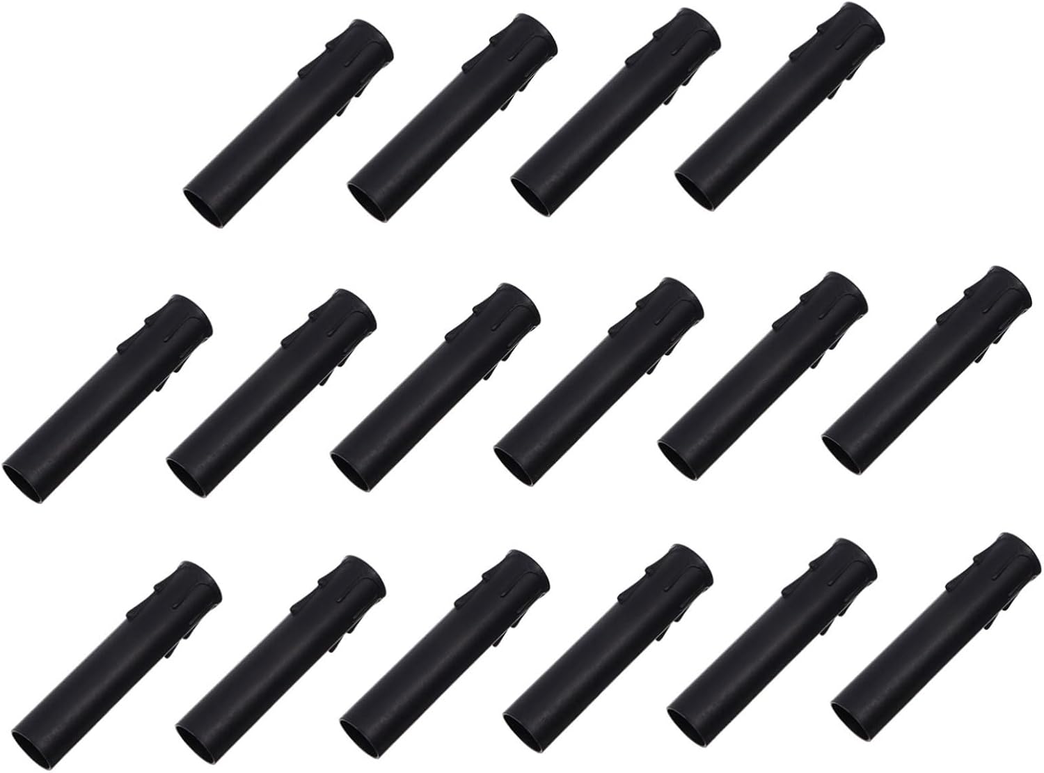 20pcs Plastic Candle Sleeves for Chandeliers and Lamp Bases