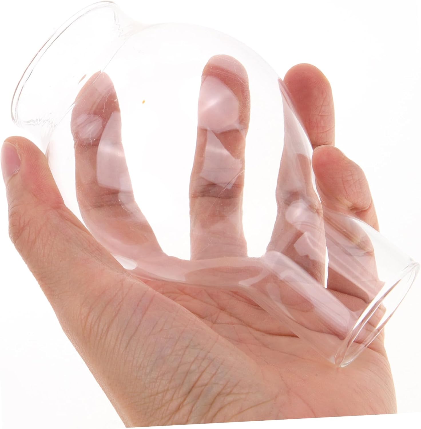 4pcs Clear Glass Candle Covers for Pillar Candles