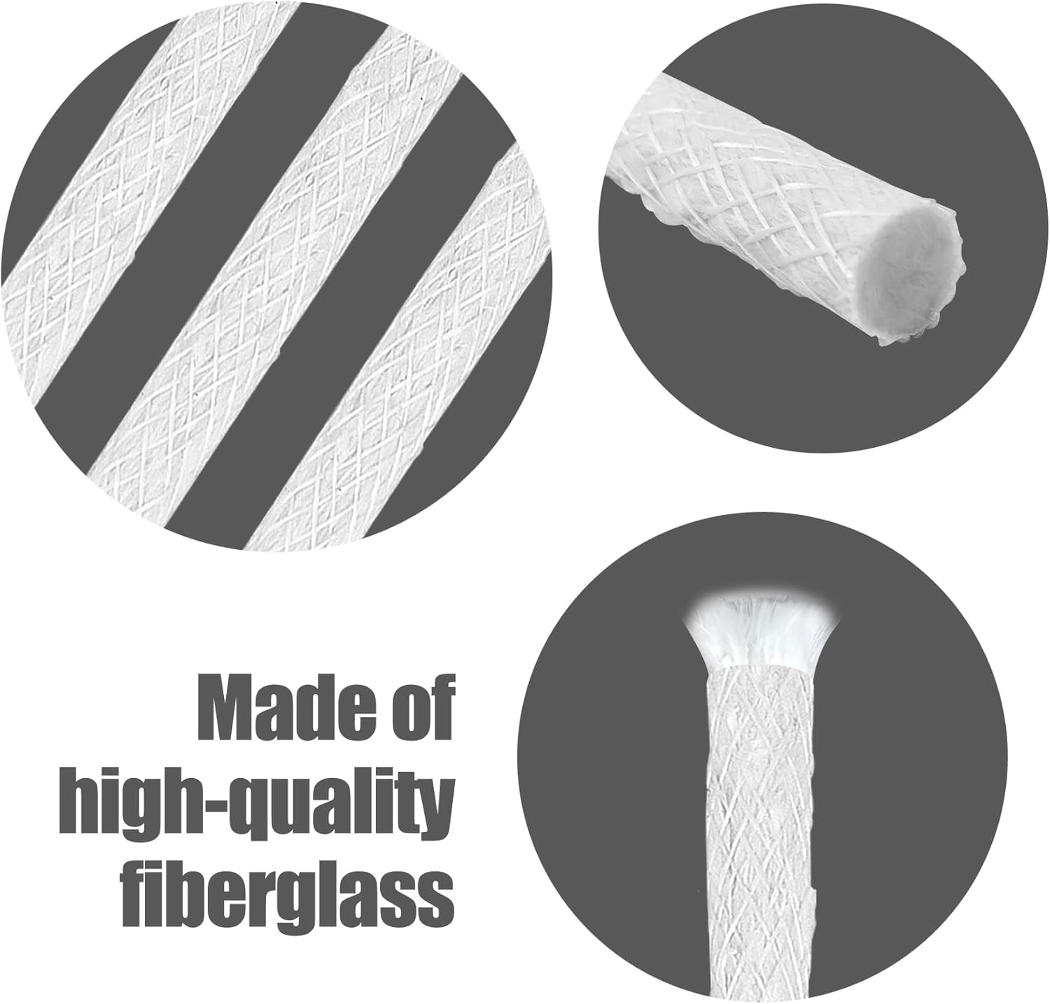 5 Pack Fiberglass Torch Wicks for Long Life Use