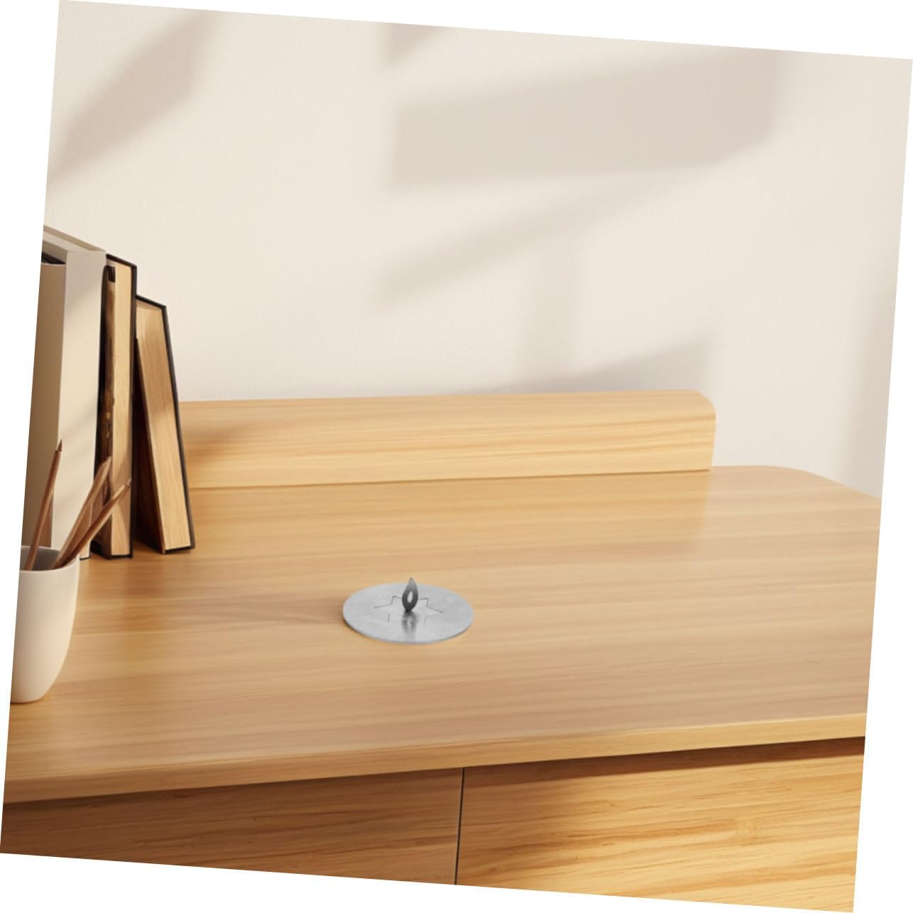 Stainless Steel Candle Jar Lid Shade Sleeves with Star Design