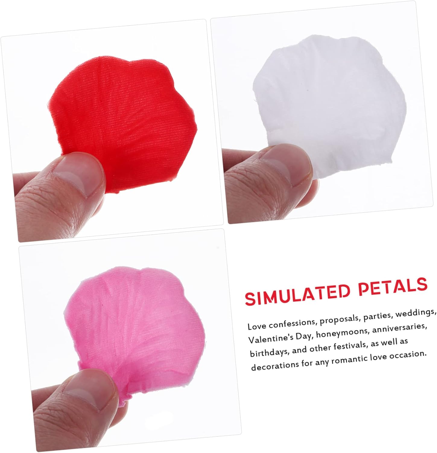 Alipis 3000pcs Artificial Rose Petals for Wedding and Romantic Events