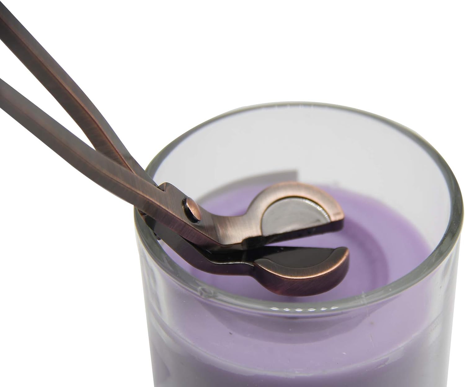 Red Copper Candle Wick Trimmer with Long Handle