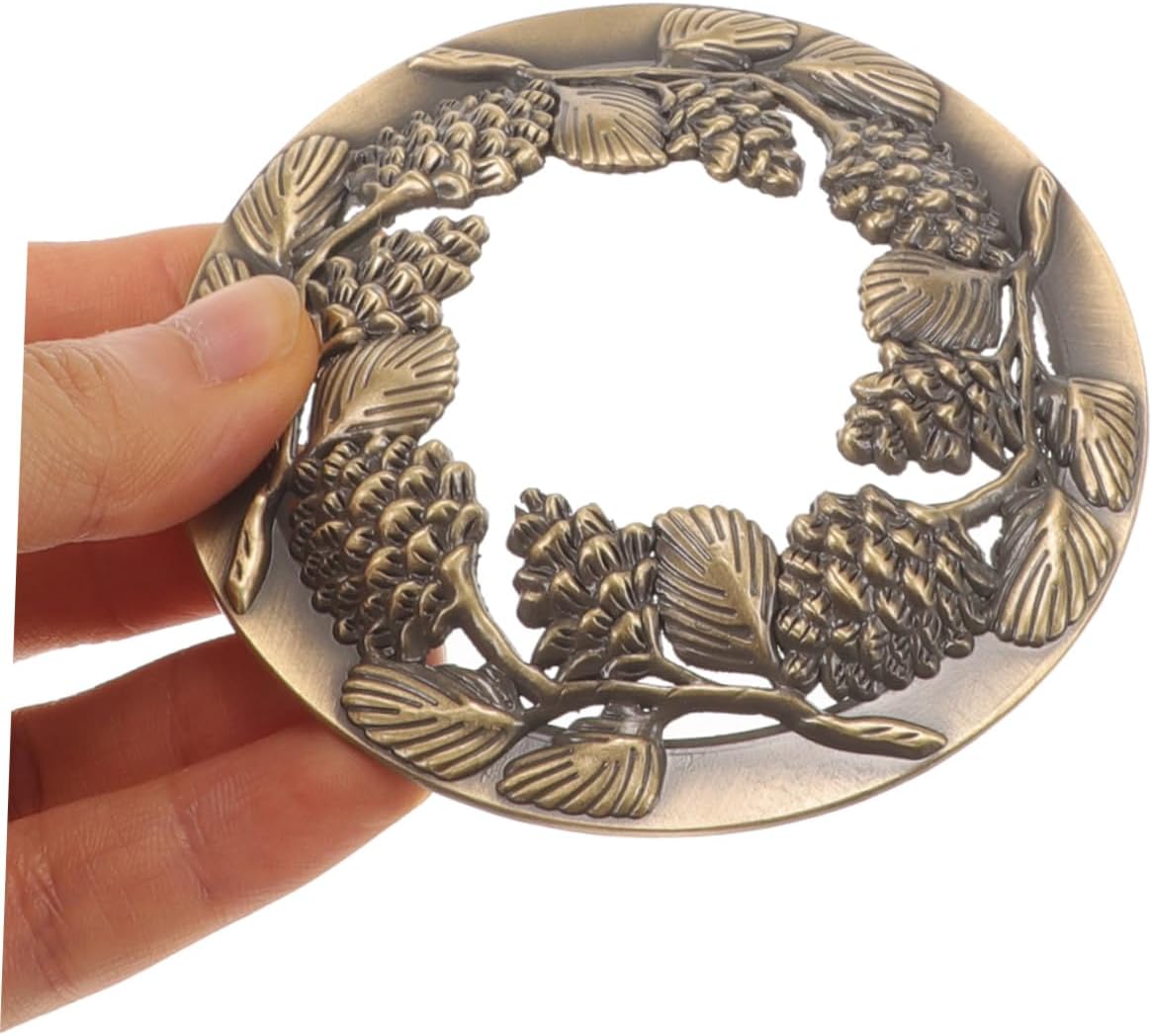 KONTONTY 2pcs Metal Candle Covers for Jar Candles