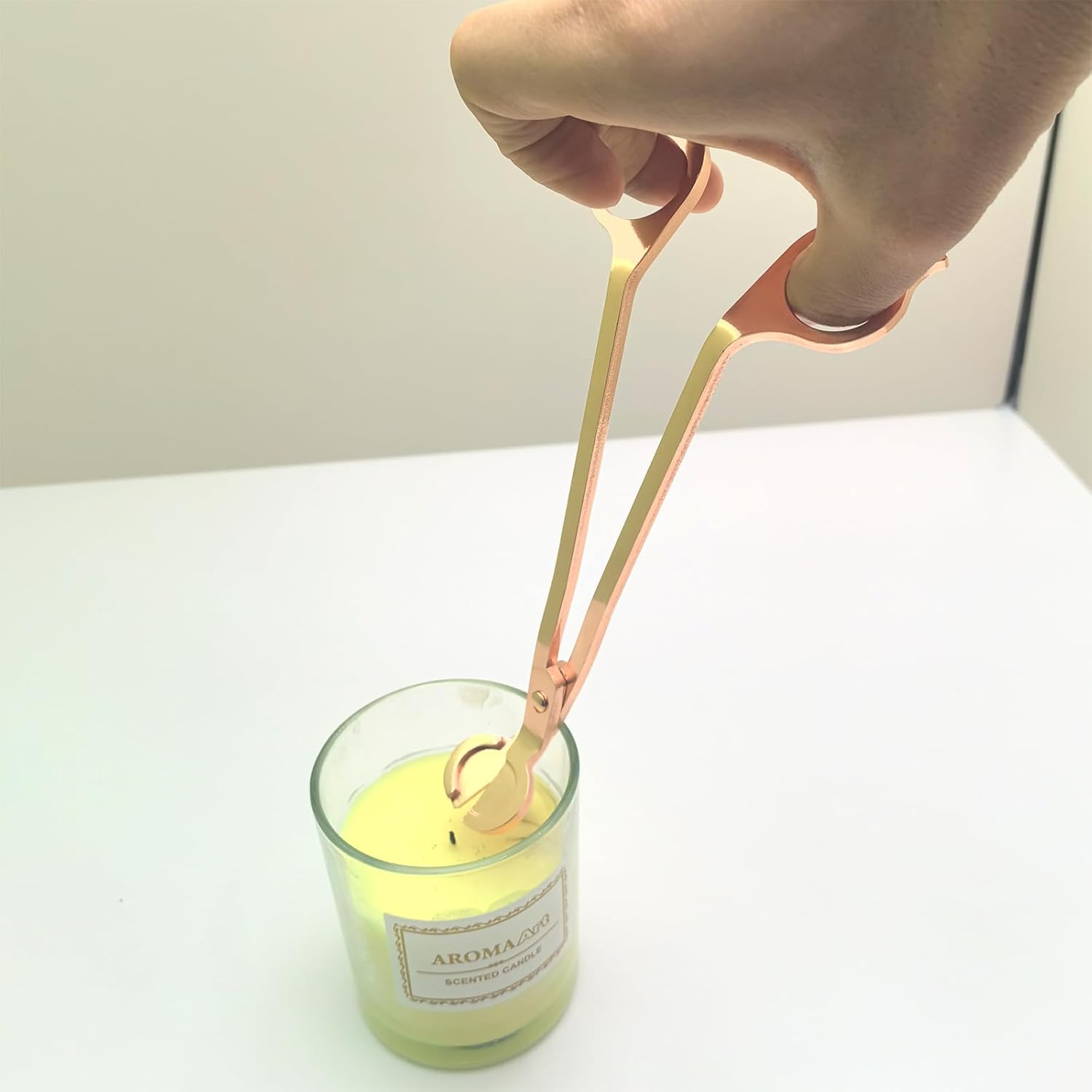 Candle Wick Trimmer with Built-in Debris Tray