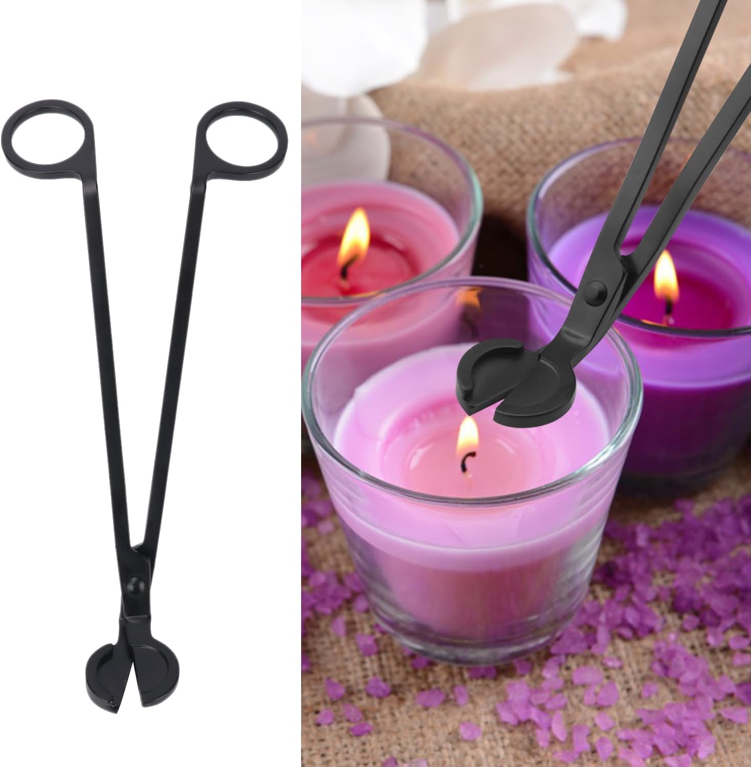3 in 1 Candle Accessory Set - Black