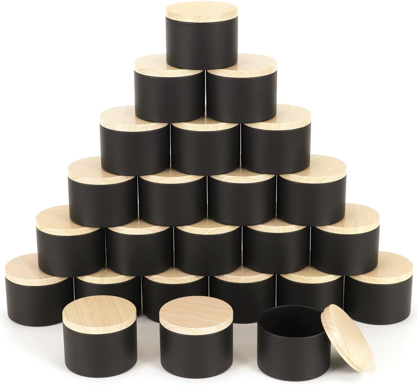 SONVIIBOX 24 Piece 8oz Candle Tin Set