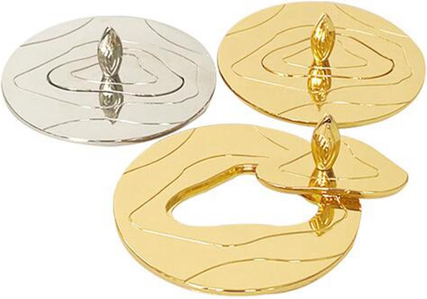63mm Gold Candle Jar Sleeve with Windproof Lid