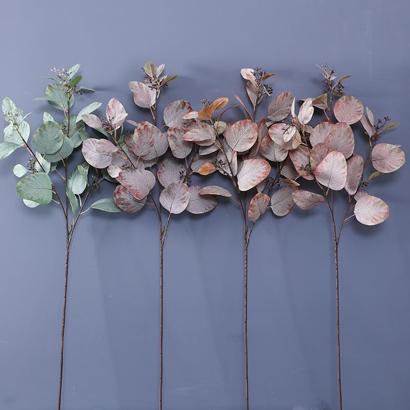Eugene Artificial Flower Simulation Green Plant with Long Branches and Fruits Gray