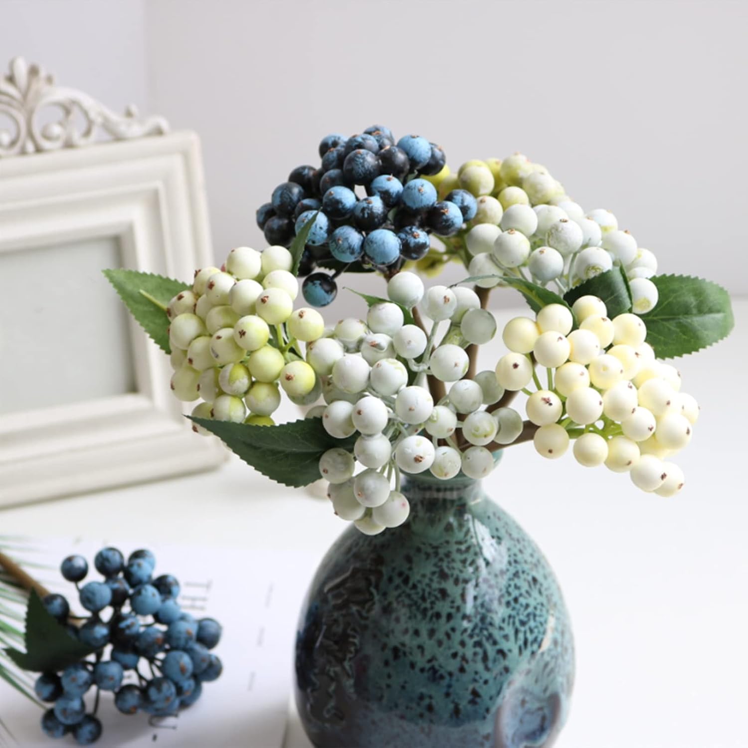 Firlar 10 Pack Artificial Berries for Home Decor