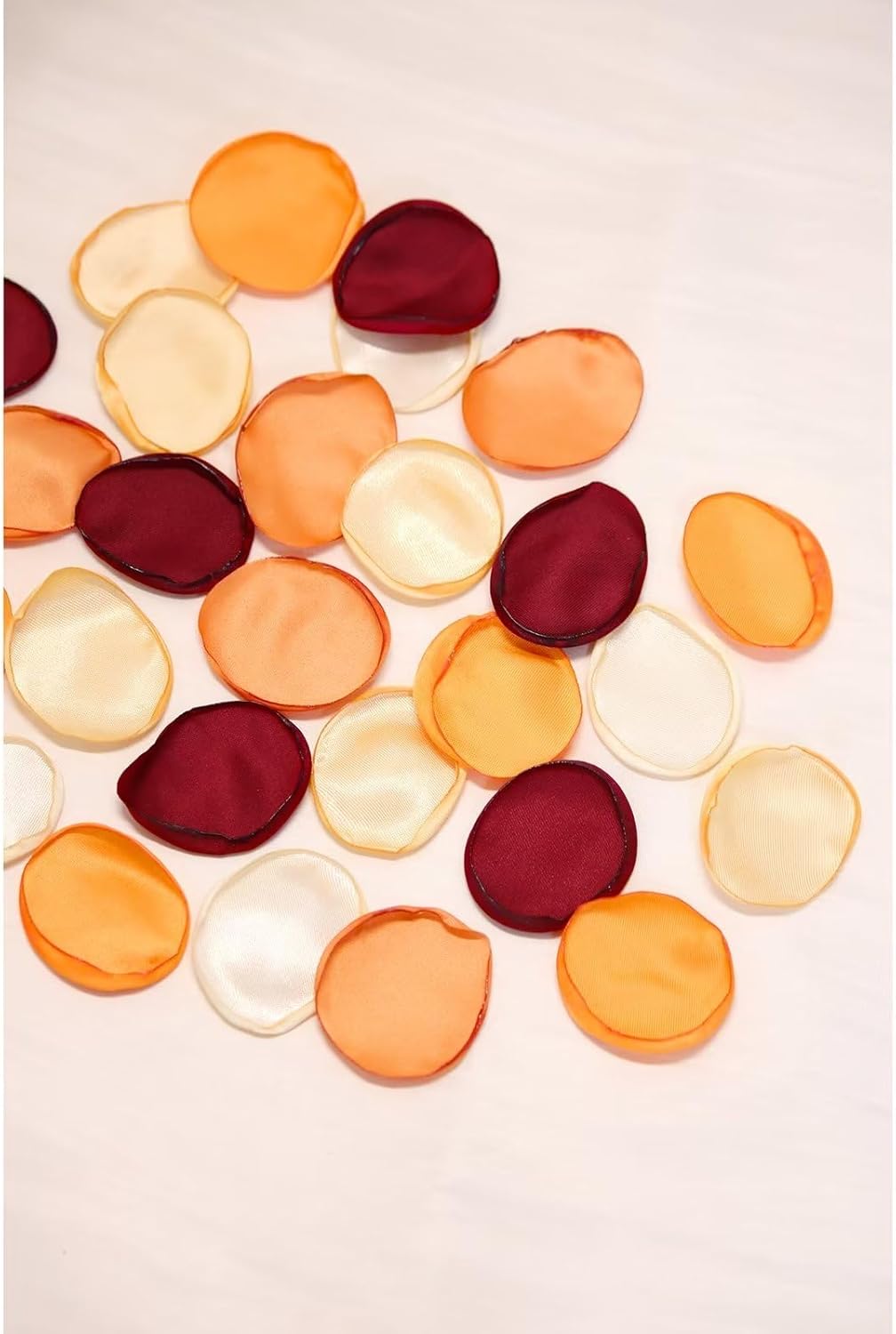 300pcs Orange Rose Petals Artificial Wedding Decor