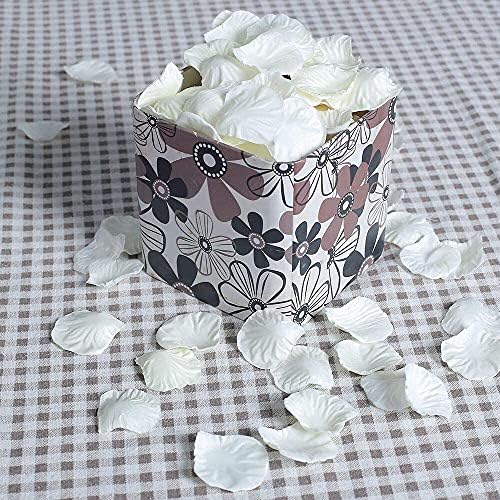 900pcs White Purple Black Artificial Silk Rose Petals for Wedding Events