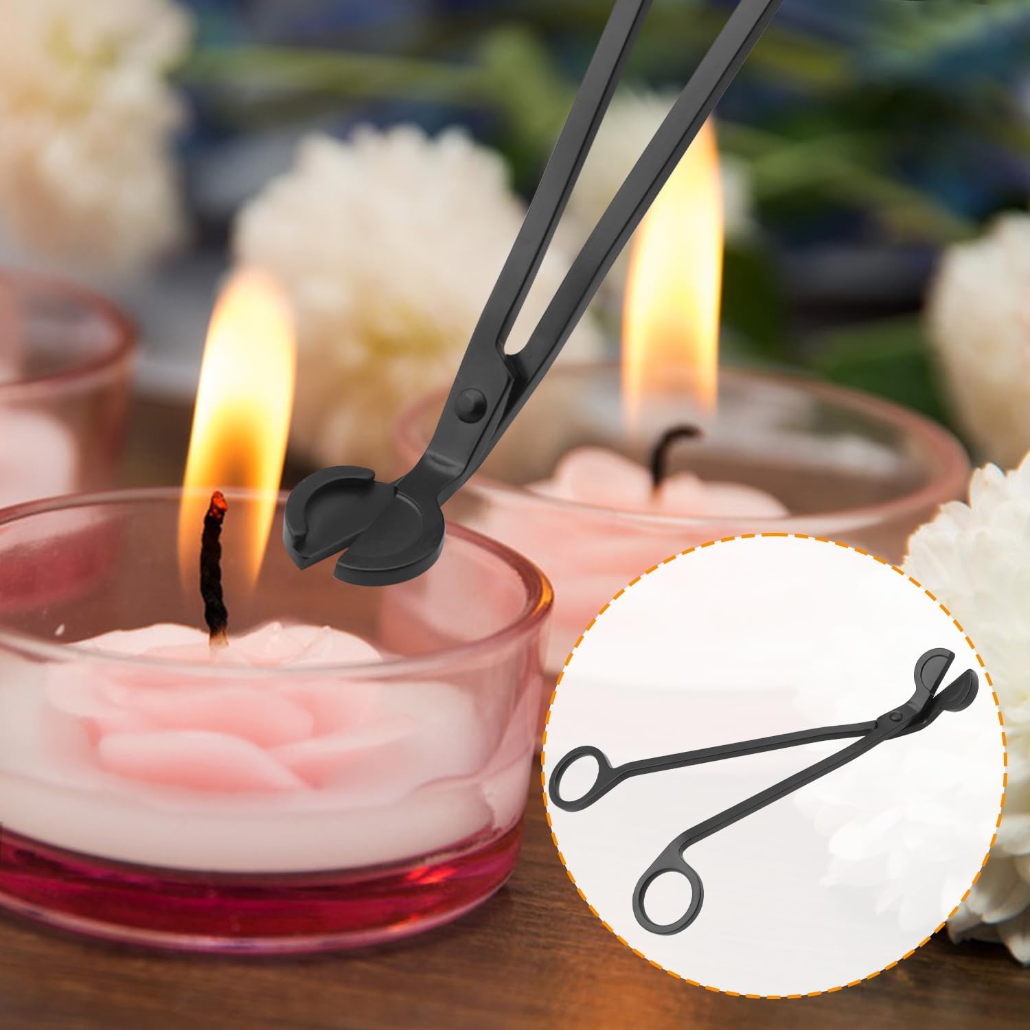 GENHAKON 5 Pc 7 Inch Candle Wick Trimmer Set