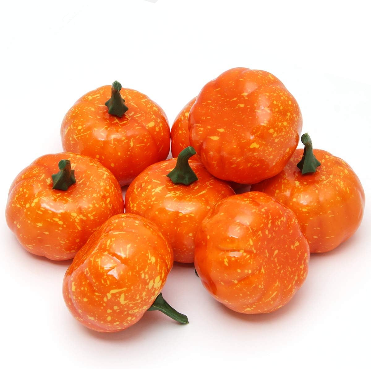 Coolrunner 12 Pack Realistic Artificial Fall Pumpkins - Orange