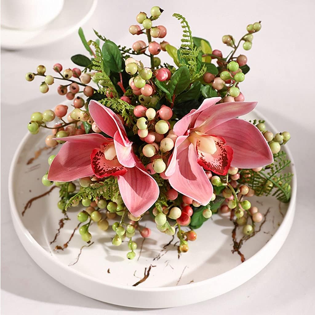 Artificial Flowers with Vase for Home Decoration