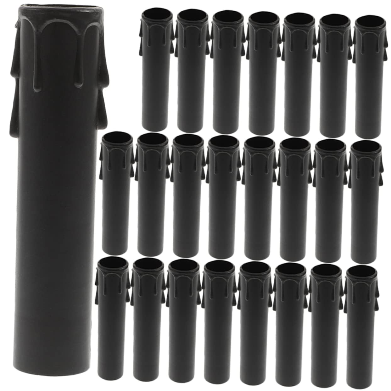24pcs Teardrop Candle Sleeves for Chandeliers and Lamp Parts
