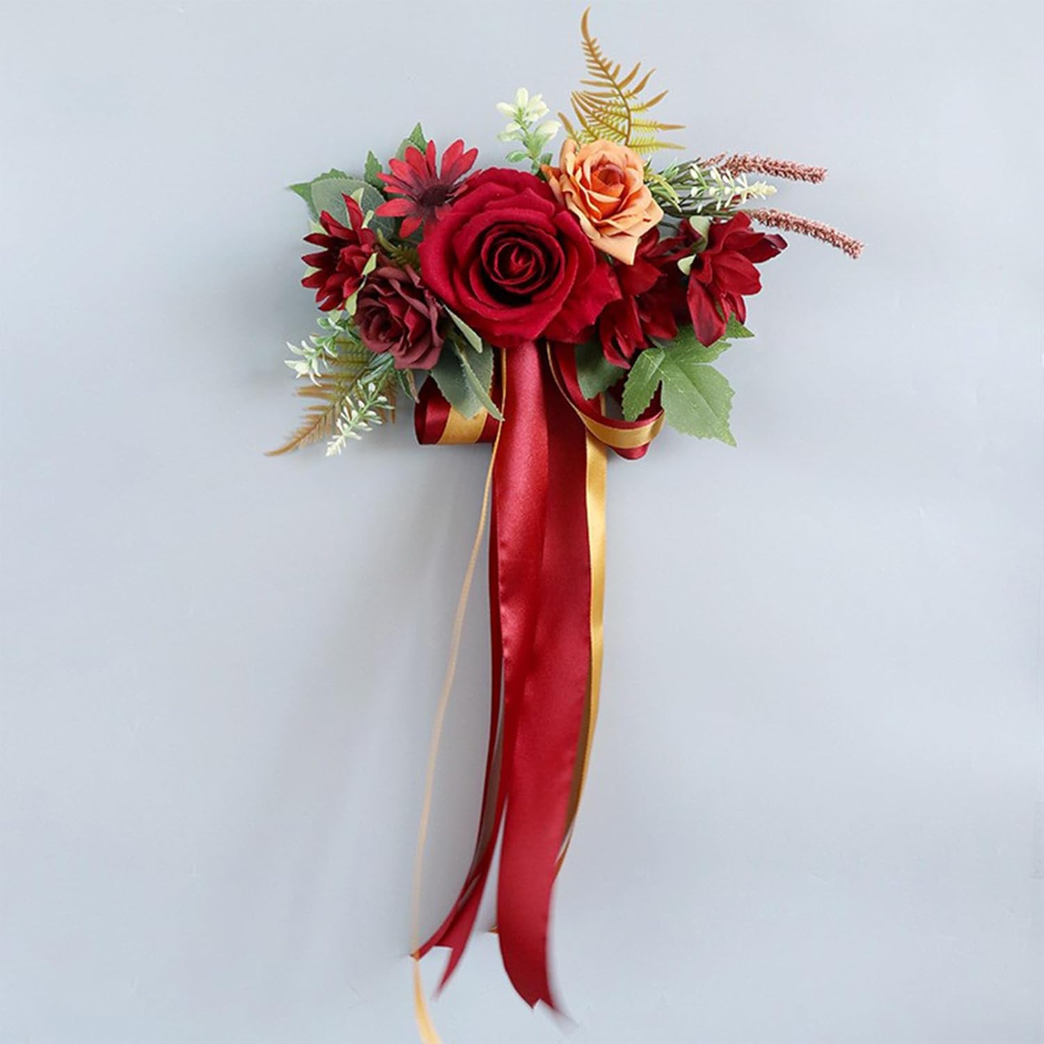 Xnferty Wedding Aisle Flowers with Chiffon Ribbons