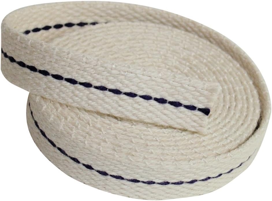 12 Inch Flat Cotton Oil Lamp Wick 6 Foot Roll