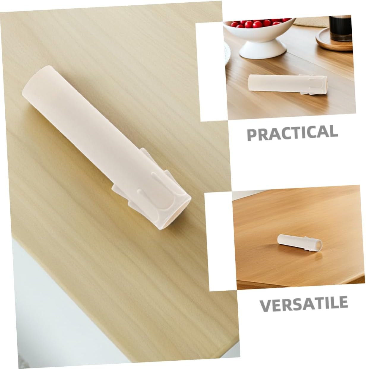 Replacement Chandelier Candle Covers 15pcs Plastic Lamp Socket Sleeves Universal Quick Fit White