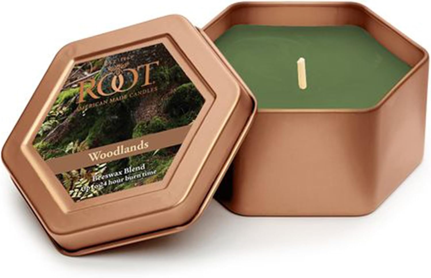 Root Candles Fall Scented Beeswax Travel Tin 4 Ounce