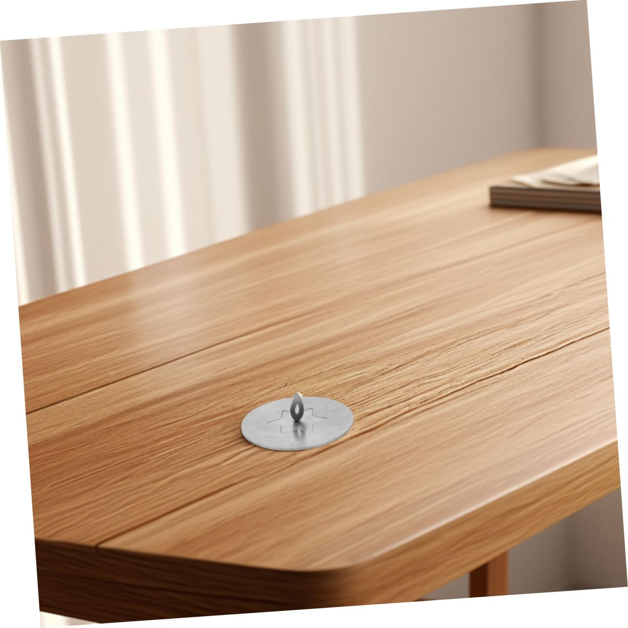 Stainless Steel Candle Jar Lid Shade Sleeves with Star Design