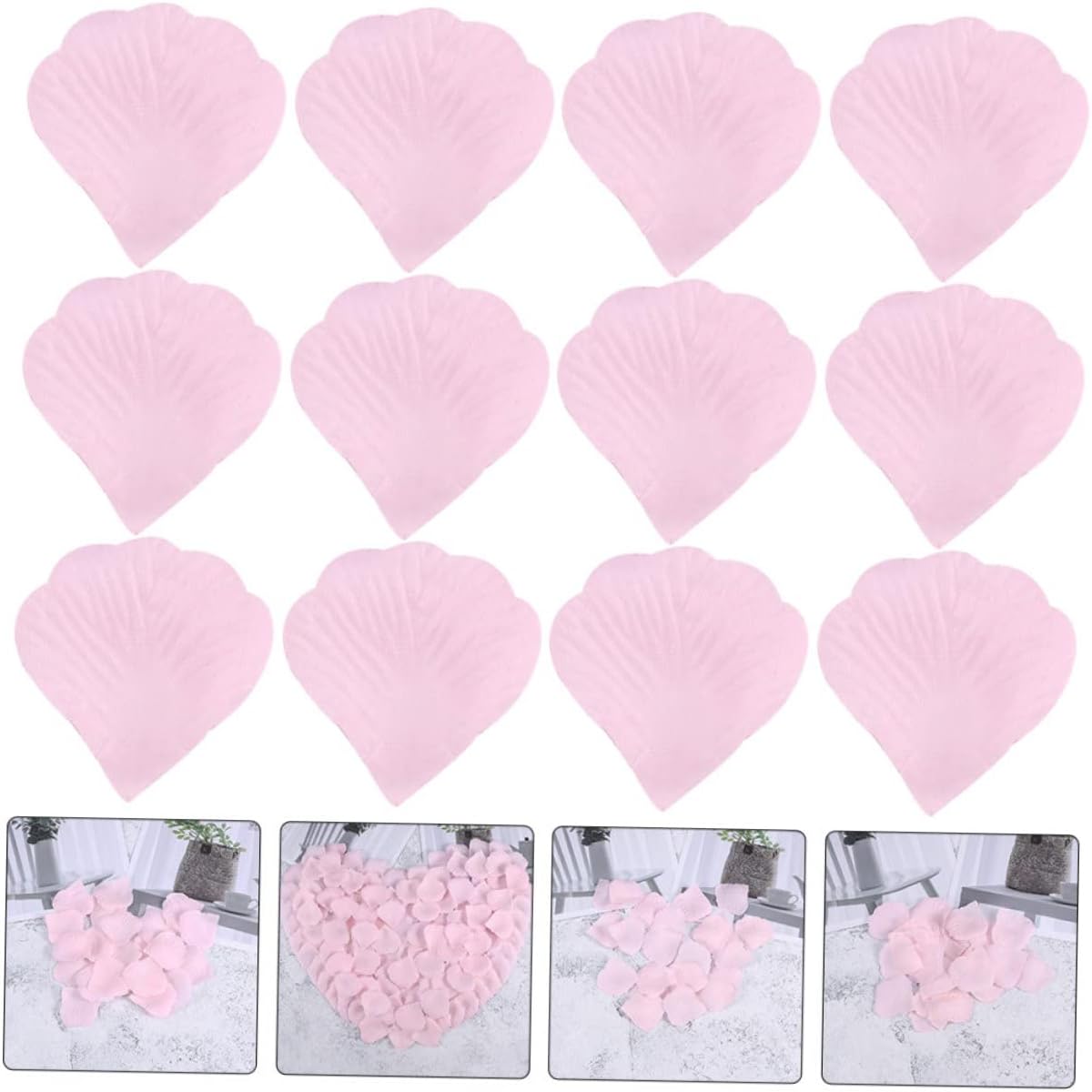 2000pcs Silk Rose Petals for Wedding and Event Decor