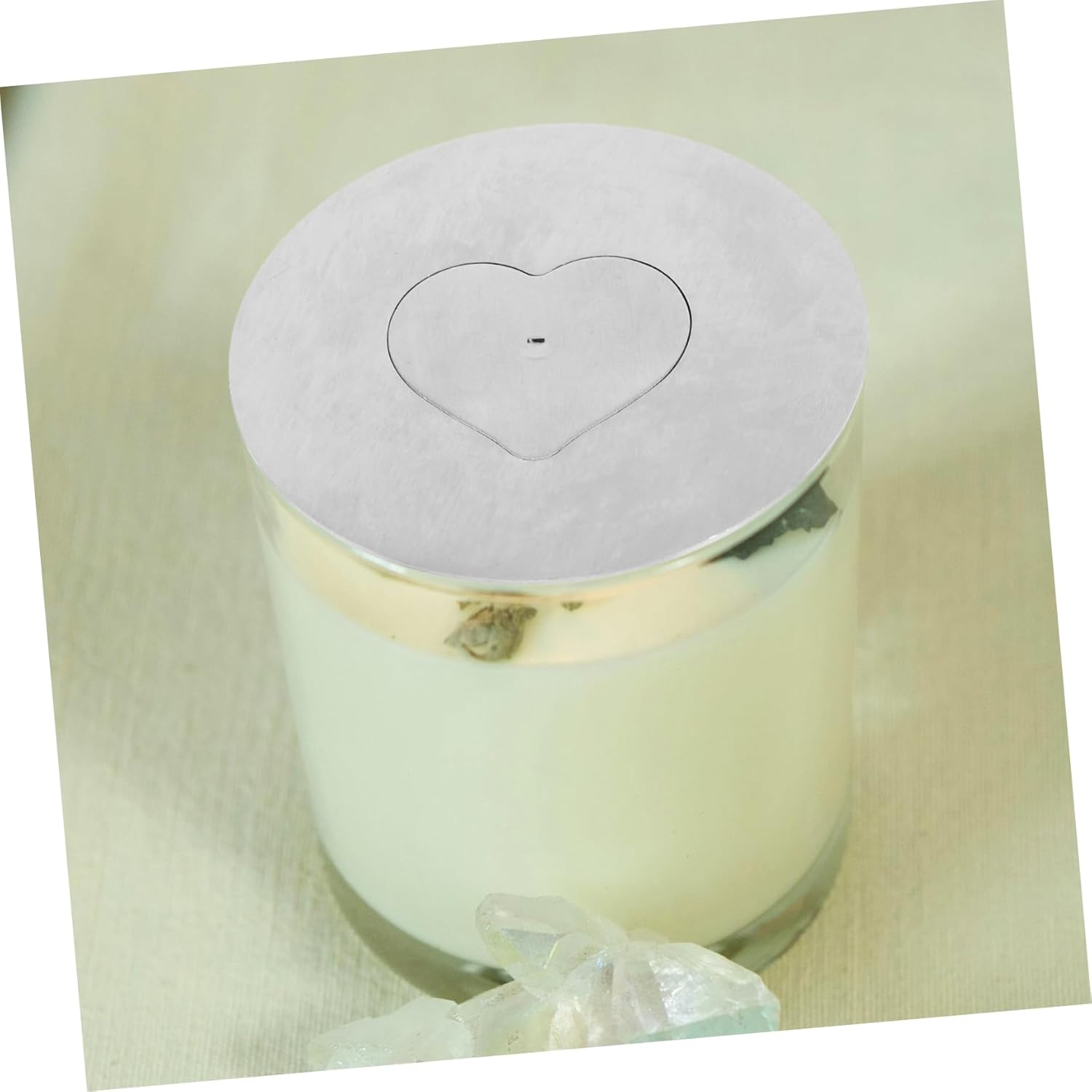 Stainless Steel Candle Jar Lid Shade Sleeve for Indoor Candles