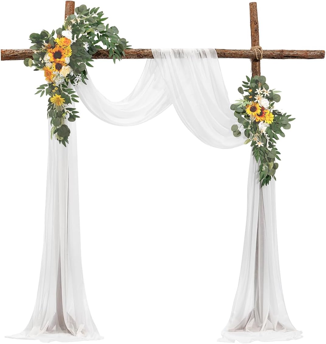 VEVOR Artificial Wedding Arch Flowers Kit Pack of 3