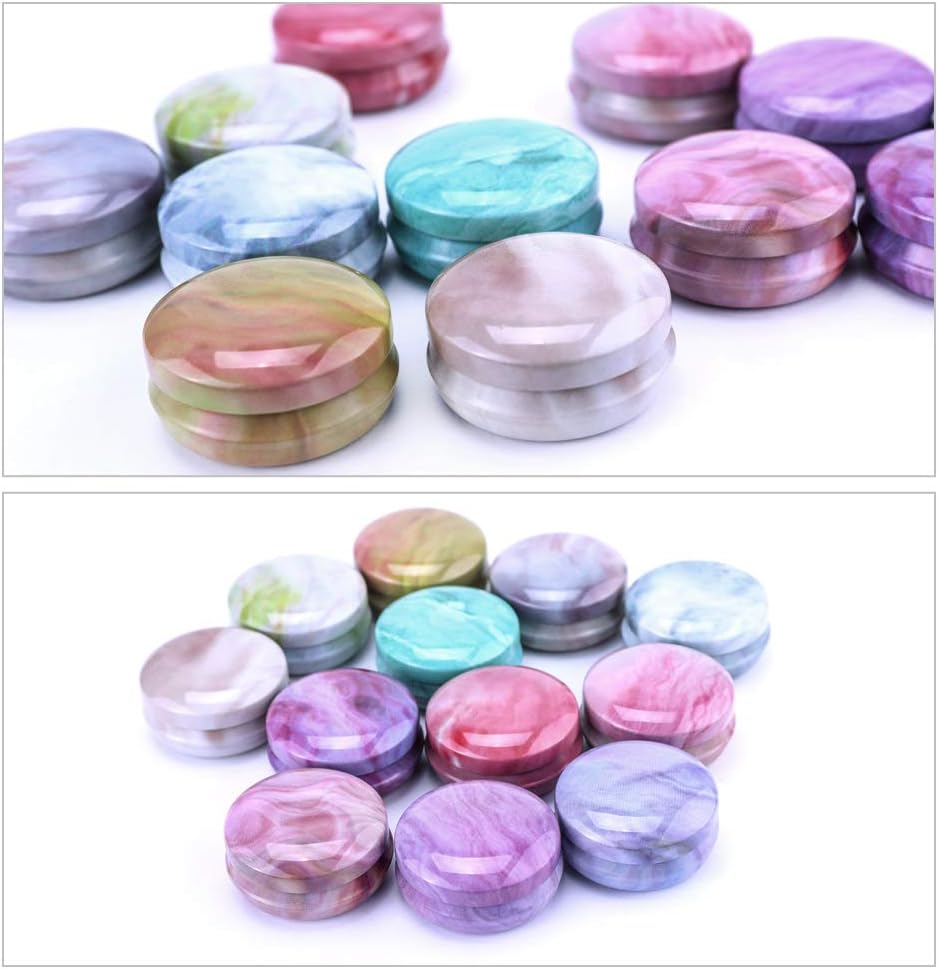 Rolin Roly 12Pcs Mini Aluminum Candle Travel Tins