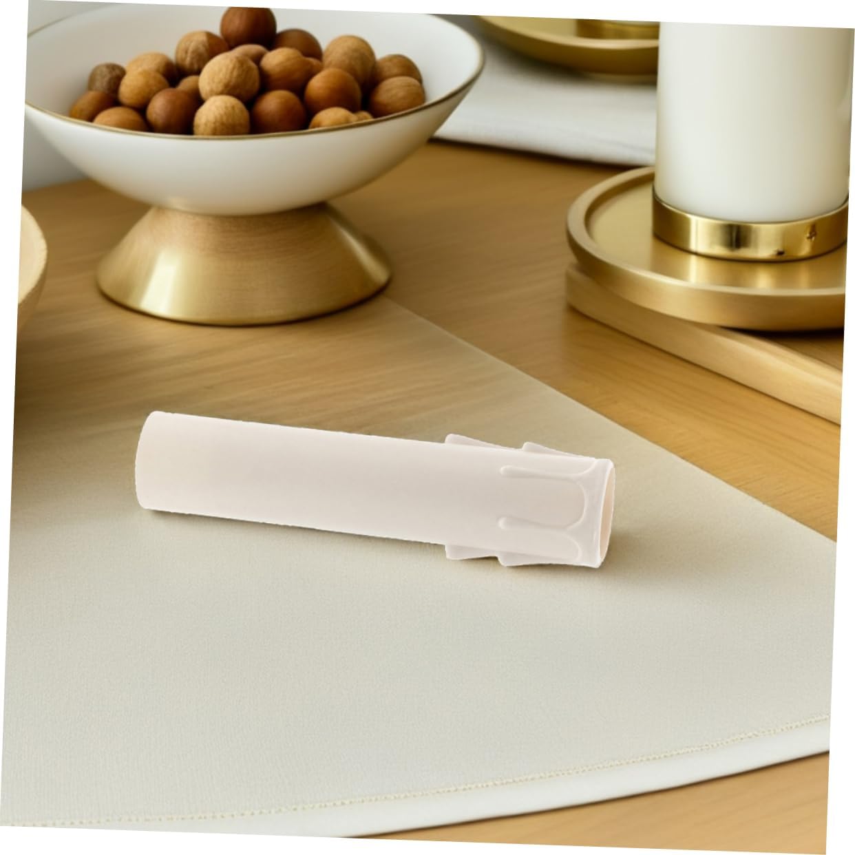 Zerodeko 15 Pcs Plastic Candle Socket Covers Teardrop Design