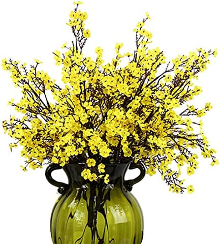 JAKY Global Artificial Flower Bouquet Yellow 6 Bundle