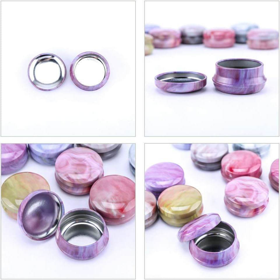 Rolin Roly 12Pcs Mini Aluminum Candle Travel Tins