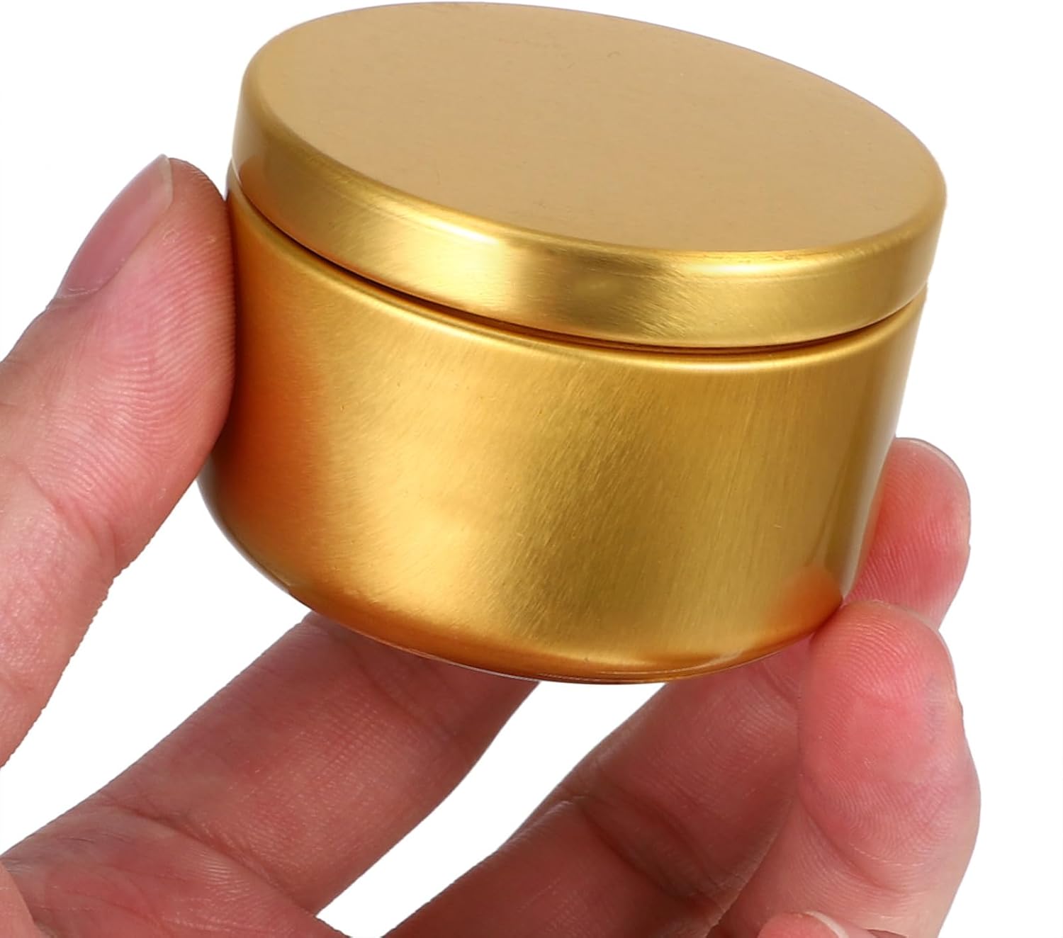 Artibetter 24pcs Aluminum Candle Tins 2oz with Lids