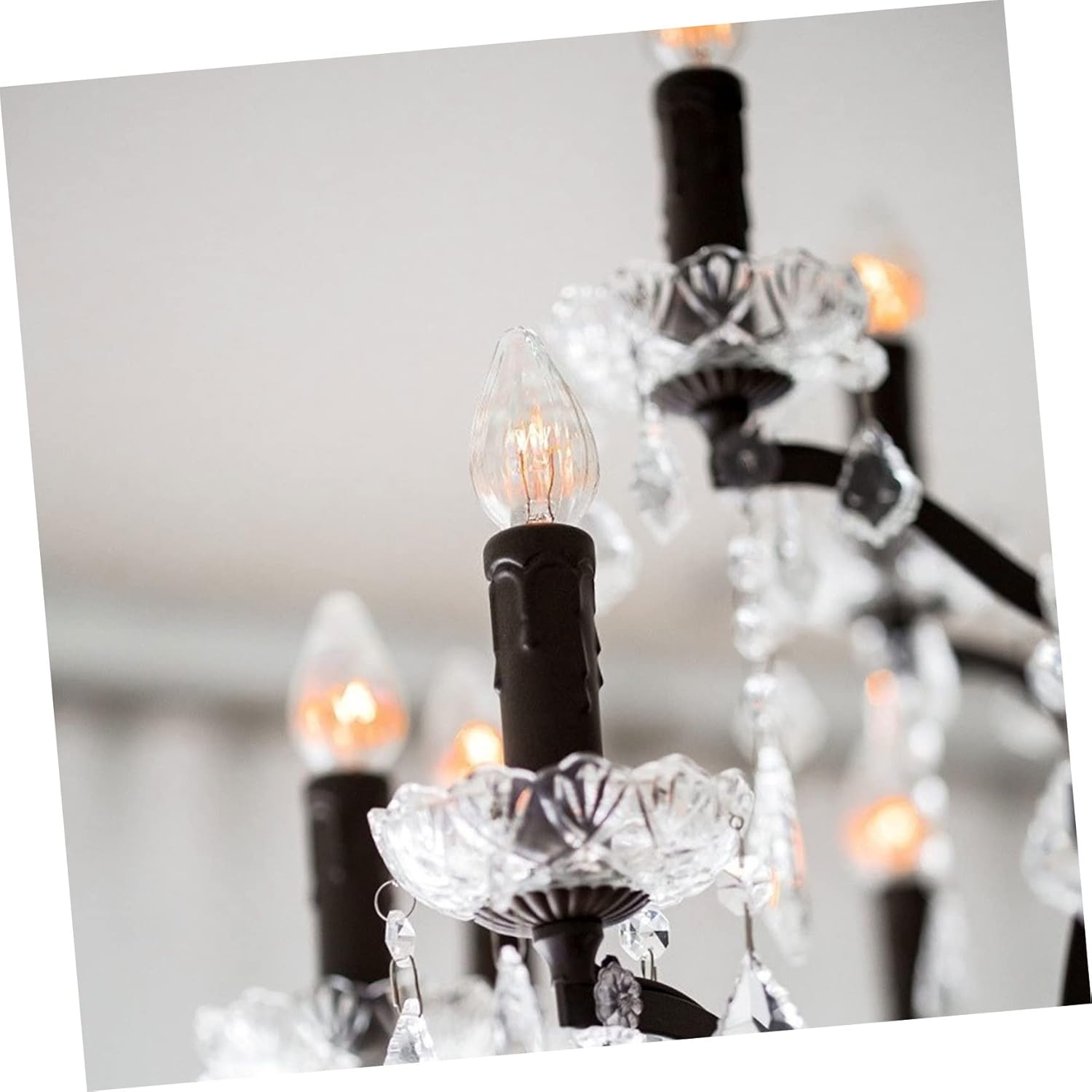 20Pcs Fire Retardant Candle Socket Covers for Chandeliers