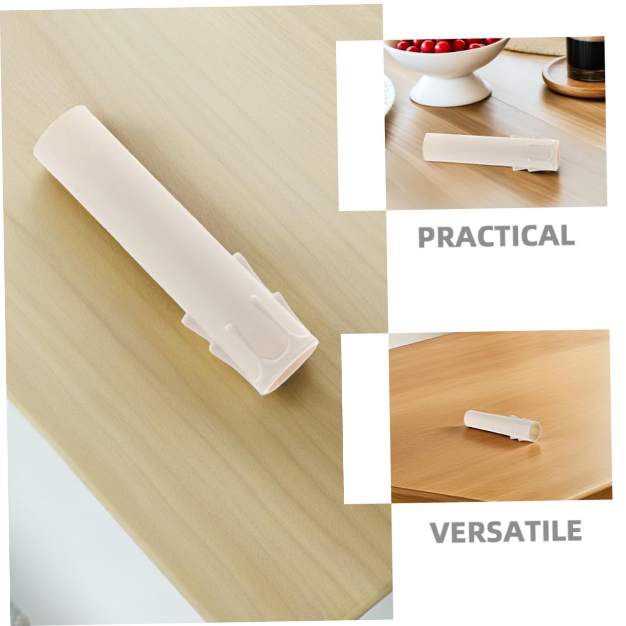 VOSAREA 15pcs Plastic Candle Sleeve Covers for Chandeliers