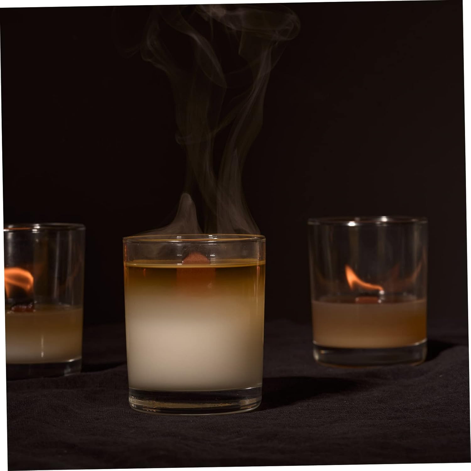 Hurricane Candle Holder Windproof Glass Christmas Decorative Candle Shades 1