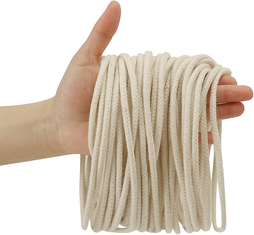 50 Feet 14 Inch Cotton Wick Replacement for Oil Lamps