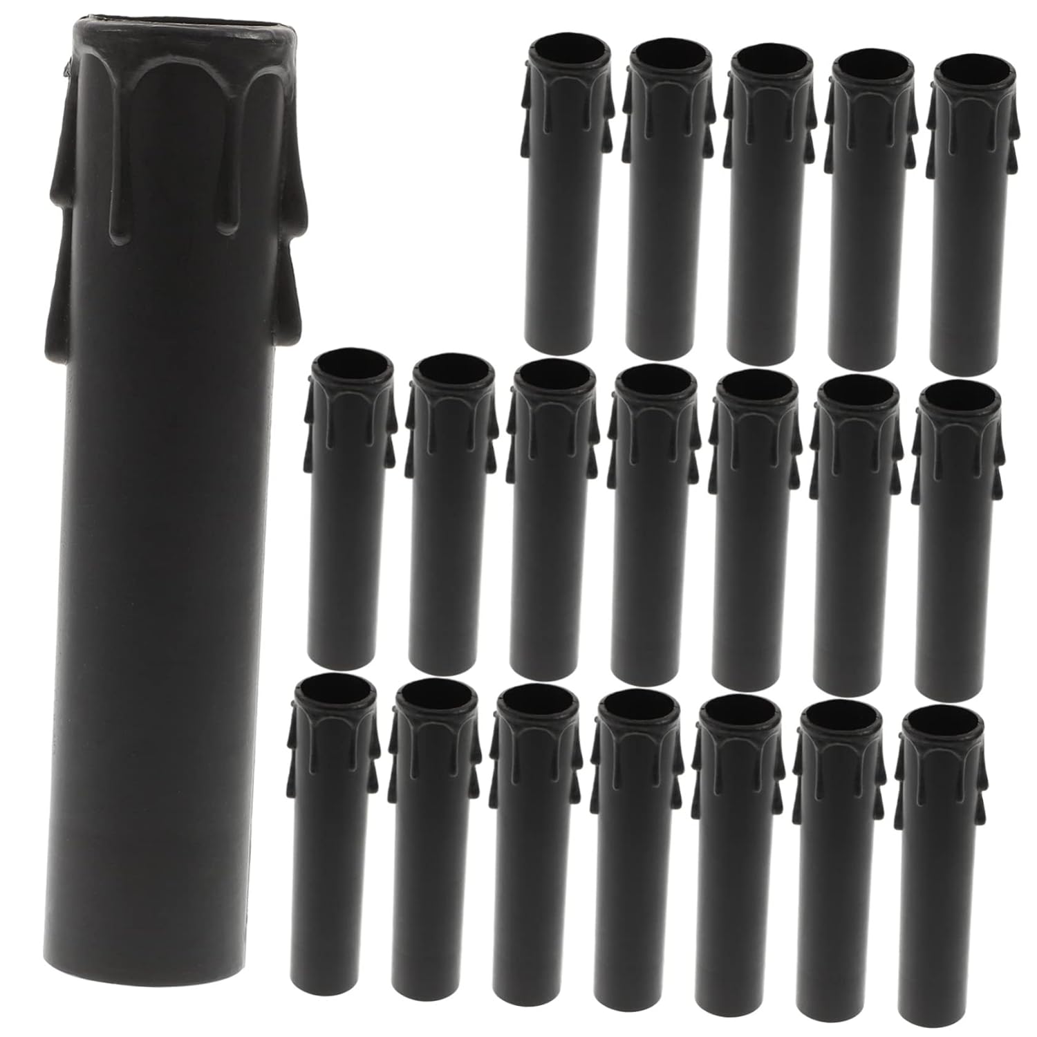 NUOBESTY 20pcs Drip Candle Socket Covers for Chandeliers