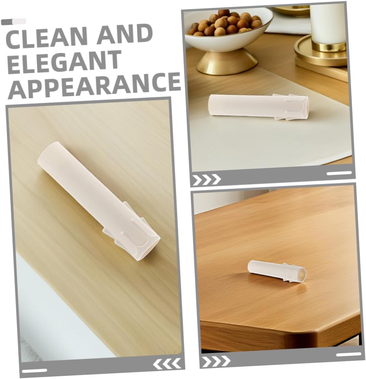 Zerodeko 15 Pcs Plastic Candle Socket Covers Teardrop Design