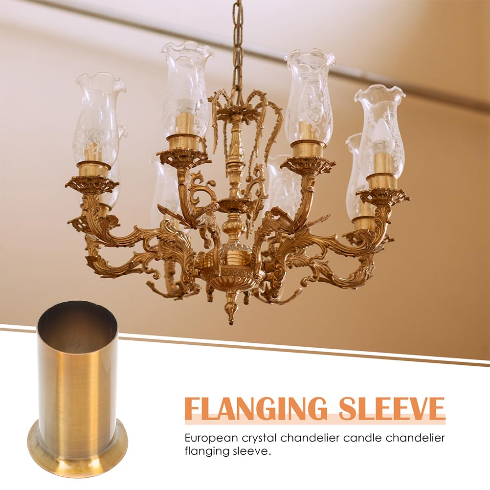 12 Pcs Iron Candle Sleeve Covers for Chandeliers