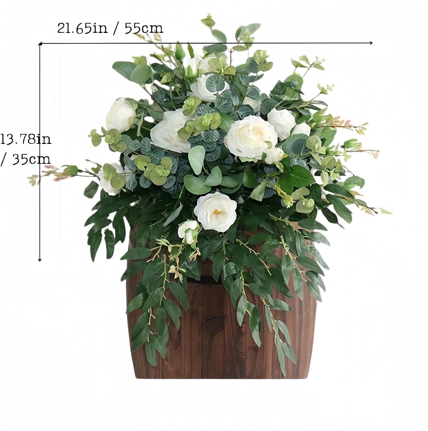 Elegant Wedding Aisle Runner Flowers with Greenery
