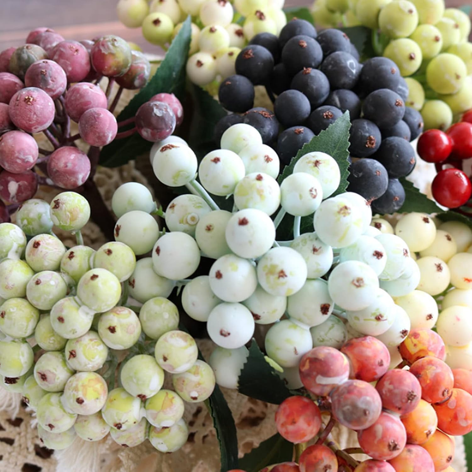 Firlar 10 Pack Artificial Berries for Home Decor 1