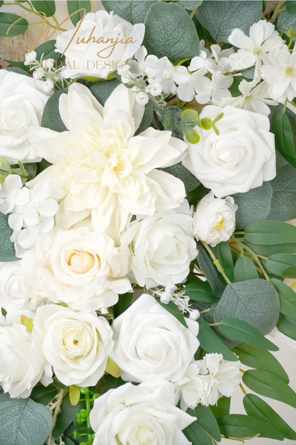 Artificial Flower Arch Kit 4-Piece Wedding Decor