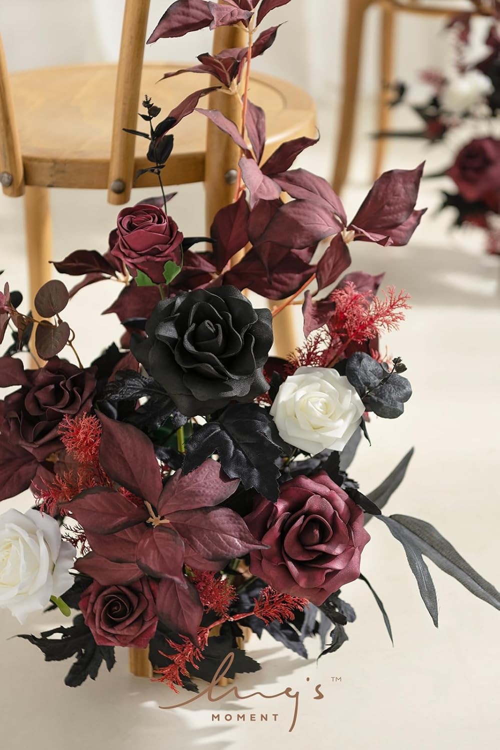 Lings Moment 175 Inch Artificial Flower Arrangements 4pcs Wedding Decor