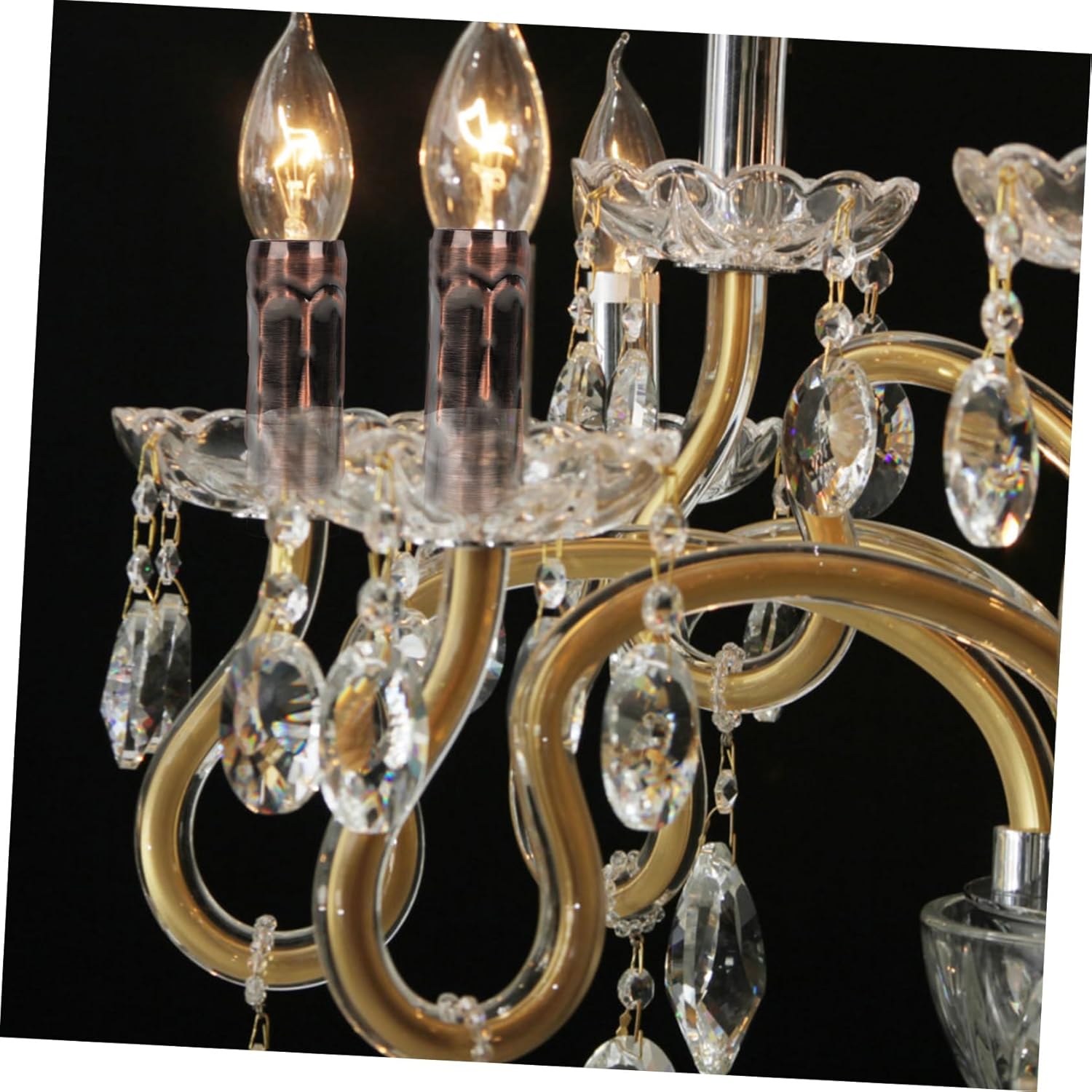 6Pcs Retro Chandelier Candle Sleeves for DIY Lighting