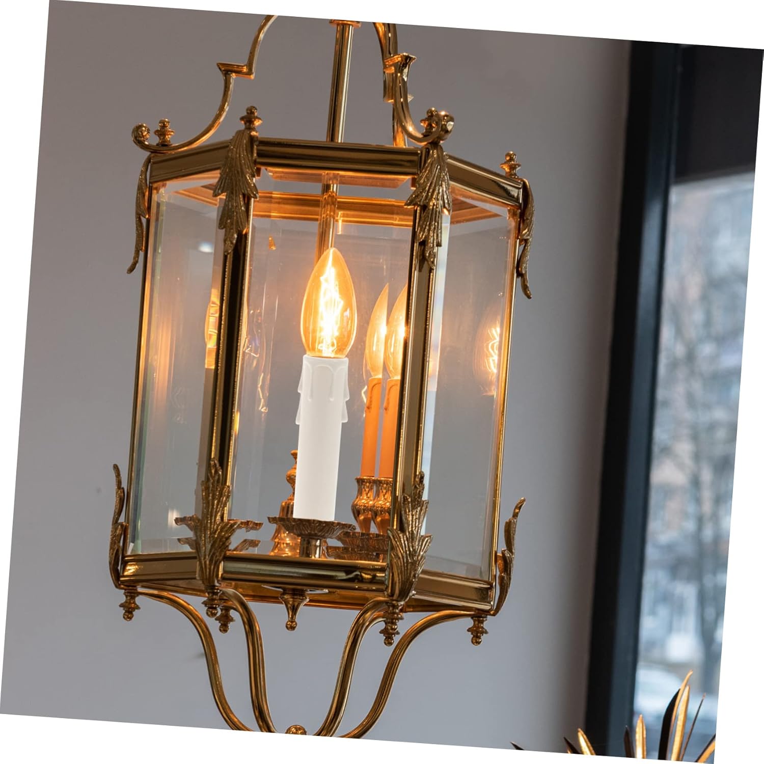 HOMSFOU 20pcs Adjustable Chandelier Candle Covers