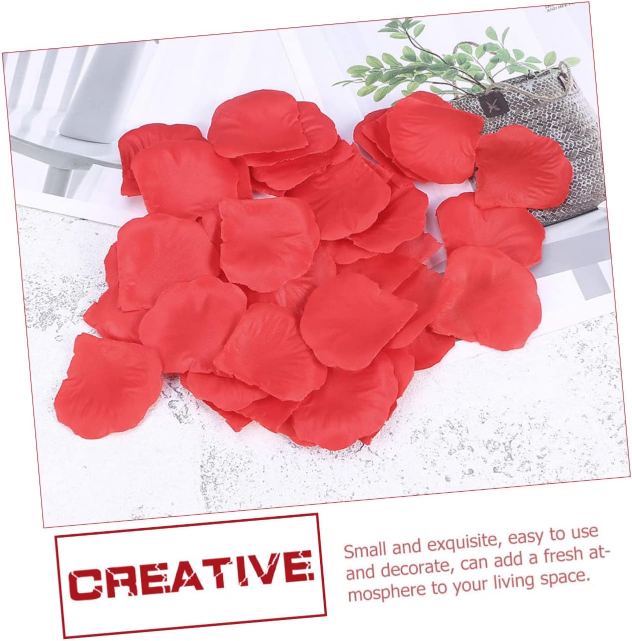 Silk Artificial Rose Petals 2000pcs for Wedding Decorations