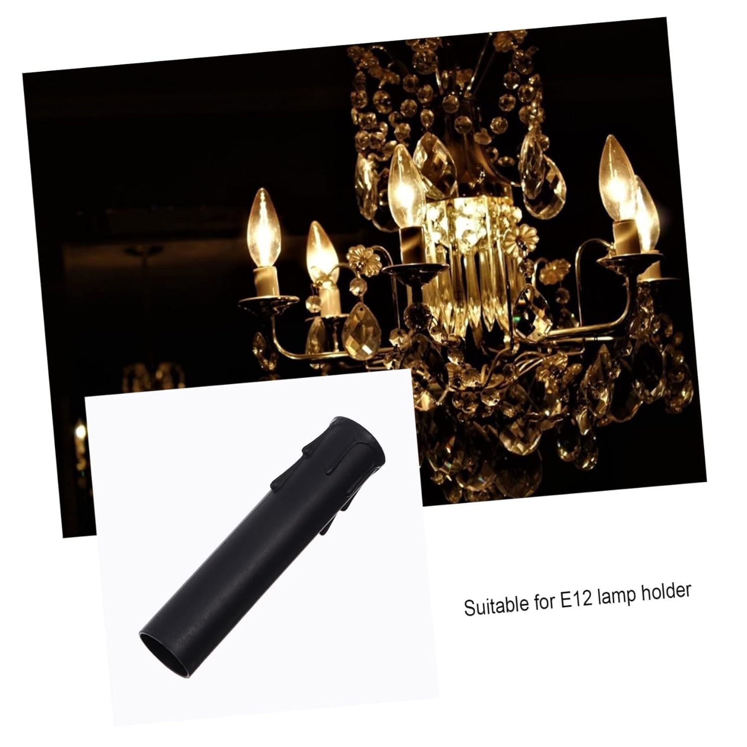 20pcs Plastic Candle Socket Covers for Chandeliers